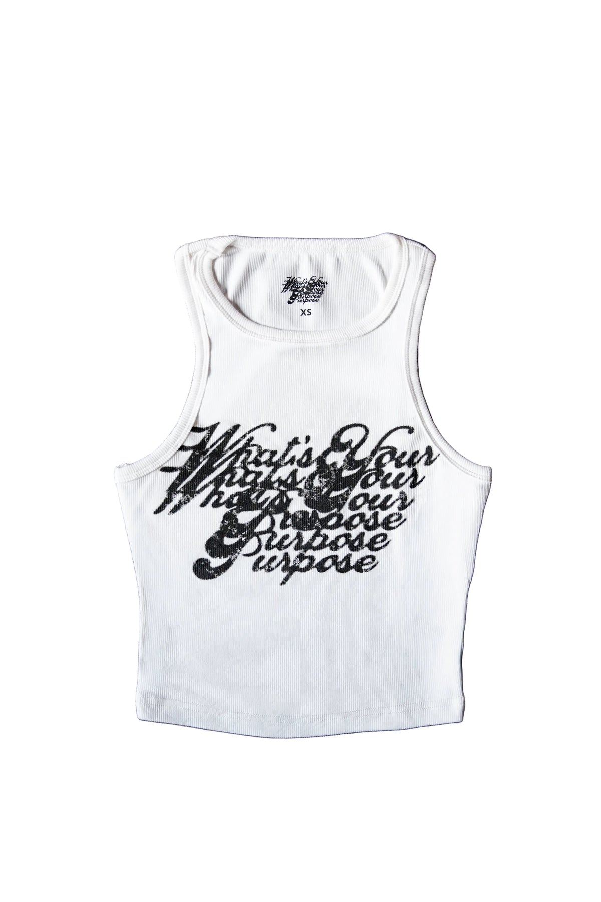 “What’s Your Purpose?” Crop Tank Top