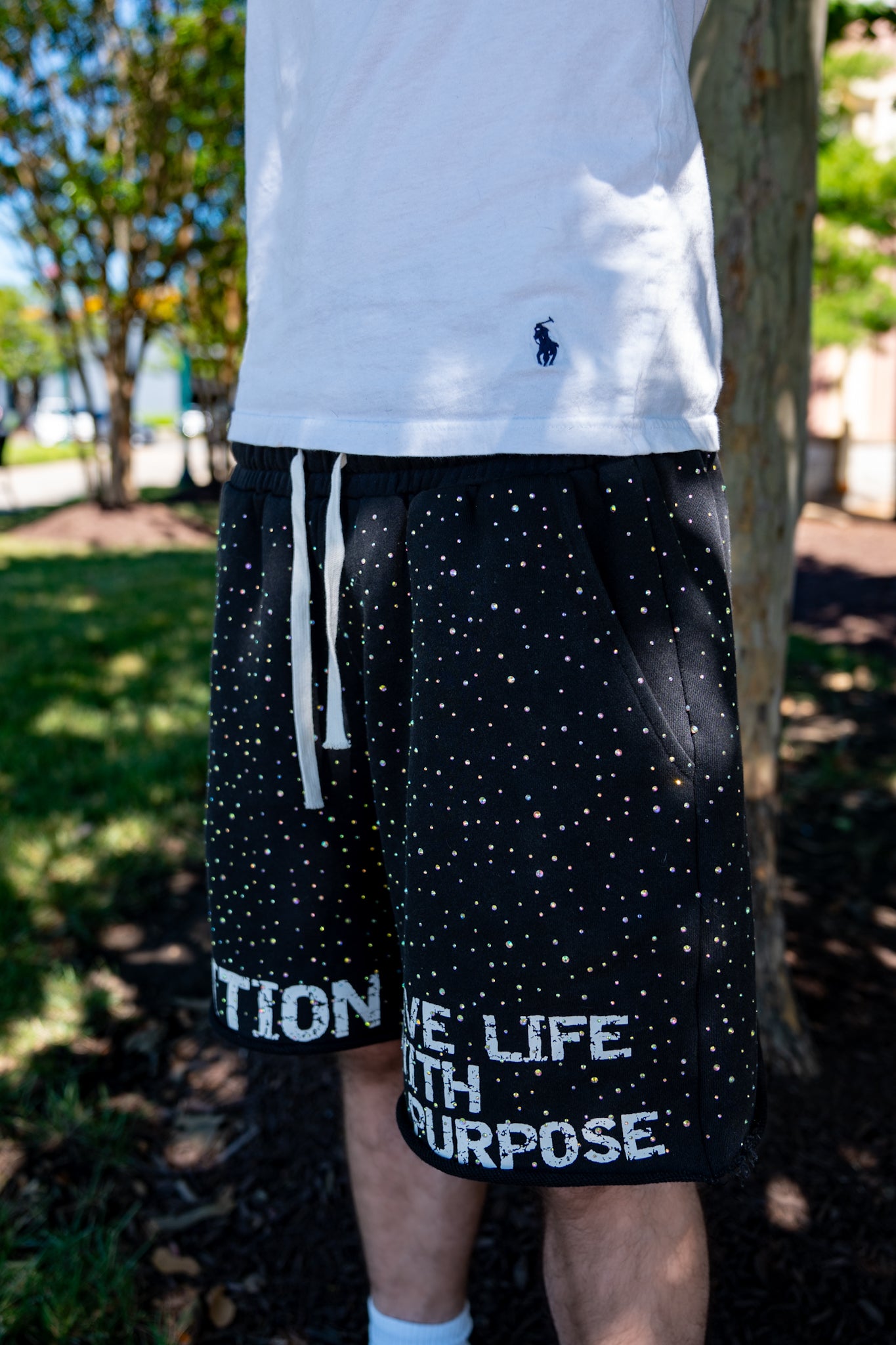 "Live Life With Purpose" - Shorts (Black)