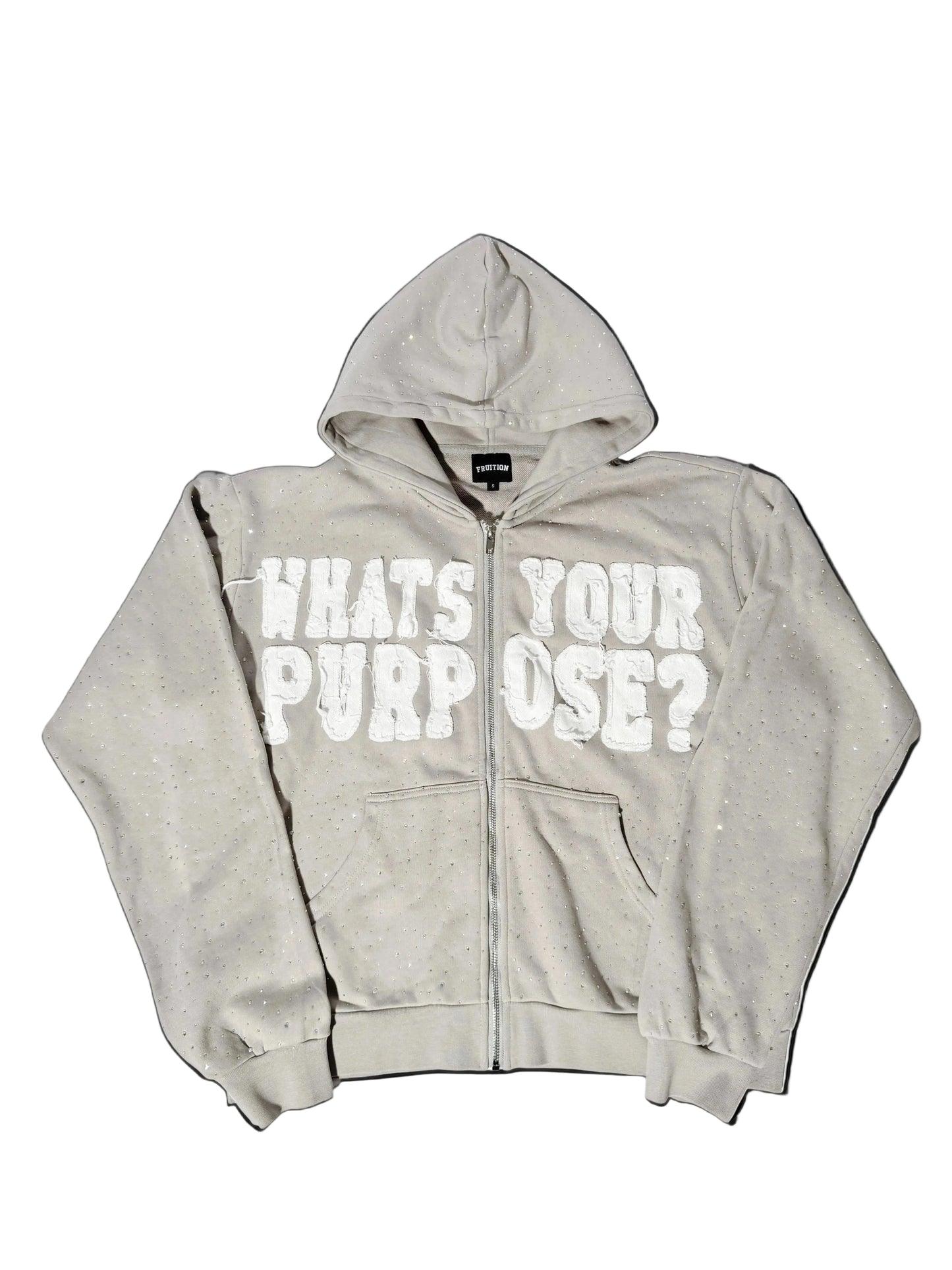 “What’s Your Purpose?” - Zip Up Hoodie (Gray)